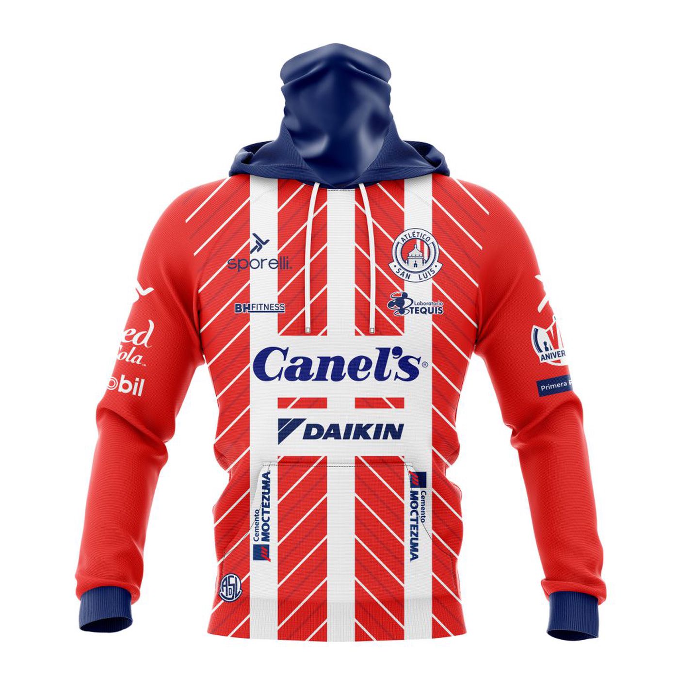 LIGA MX Atletico San Luis Personalized 2024-2025 Home Kits 3d Printed Hoodie 3d Printed Hoodie