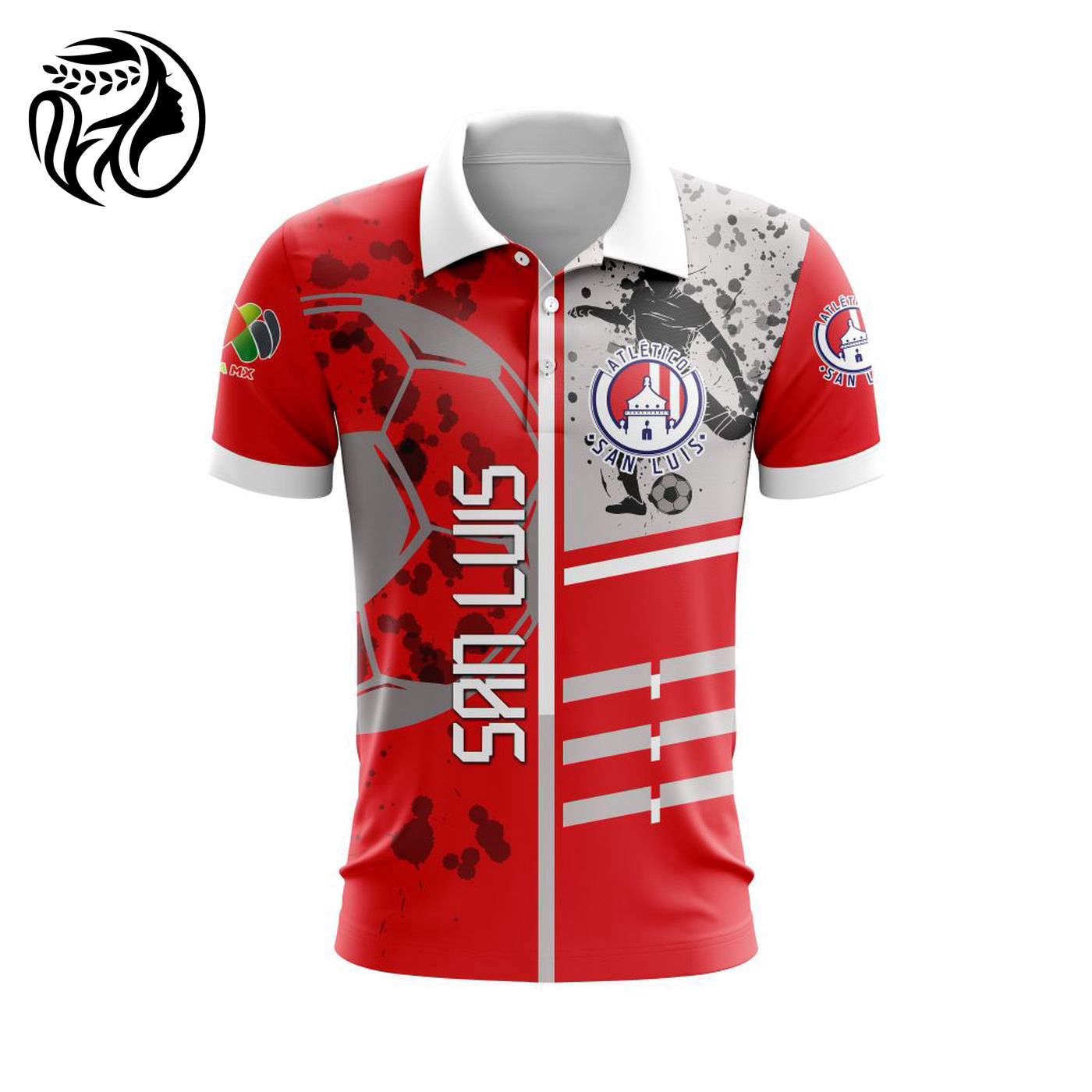 LIGA MX Atletico San Luis Special Polo Design Concept Kits ST2401 3d Printed Hoodie 3d Printed Hoodie