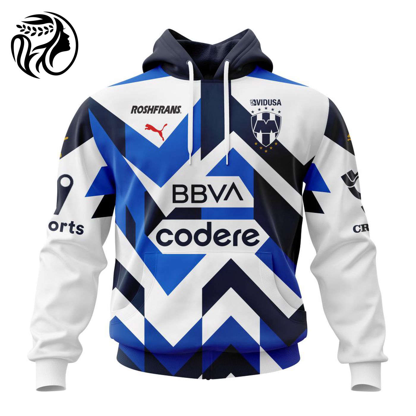 LIGA MX C.F. Monterrey Personalized 2024 Third Kits 3d Printed Hoodie 3d Printed Hoodie