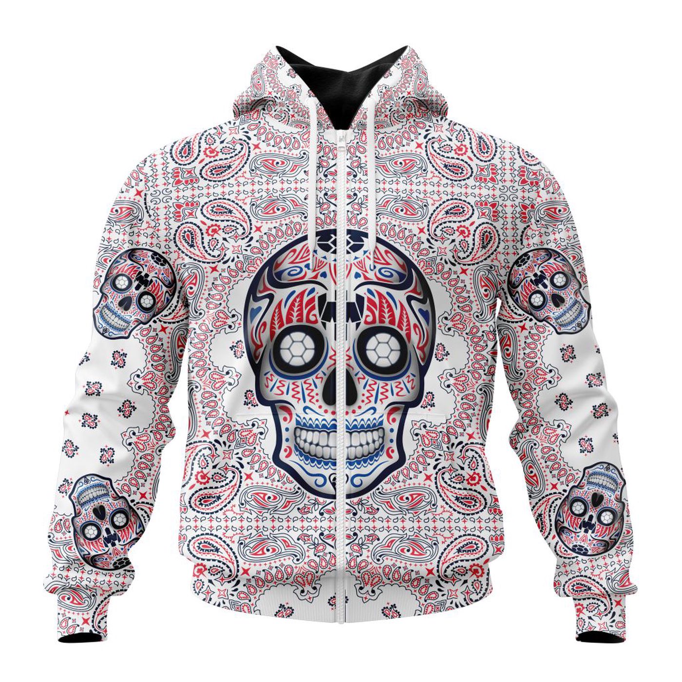LIGA MX C.F. Monterrey Special Sugar Skull Kits For Dia De Muertos ST2202 3d Printed Hoodie 3d Printed Hoodie