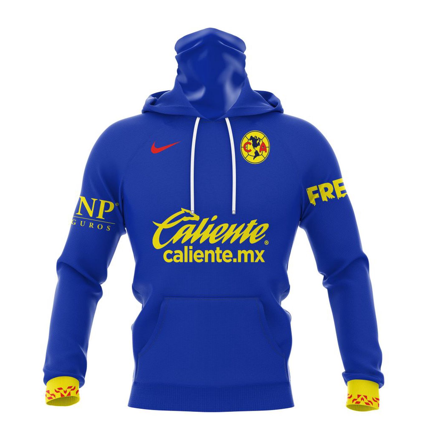 LIGA MX Club America 2023 – 2024 Away Kits 3d Printed Hoodie 3d Printed Hoodie