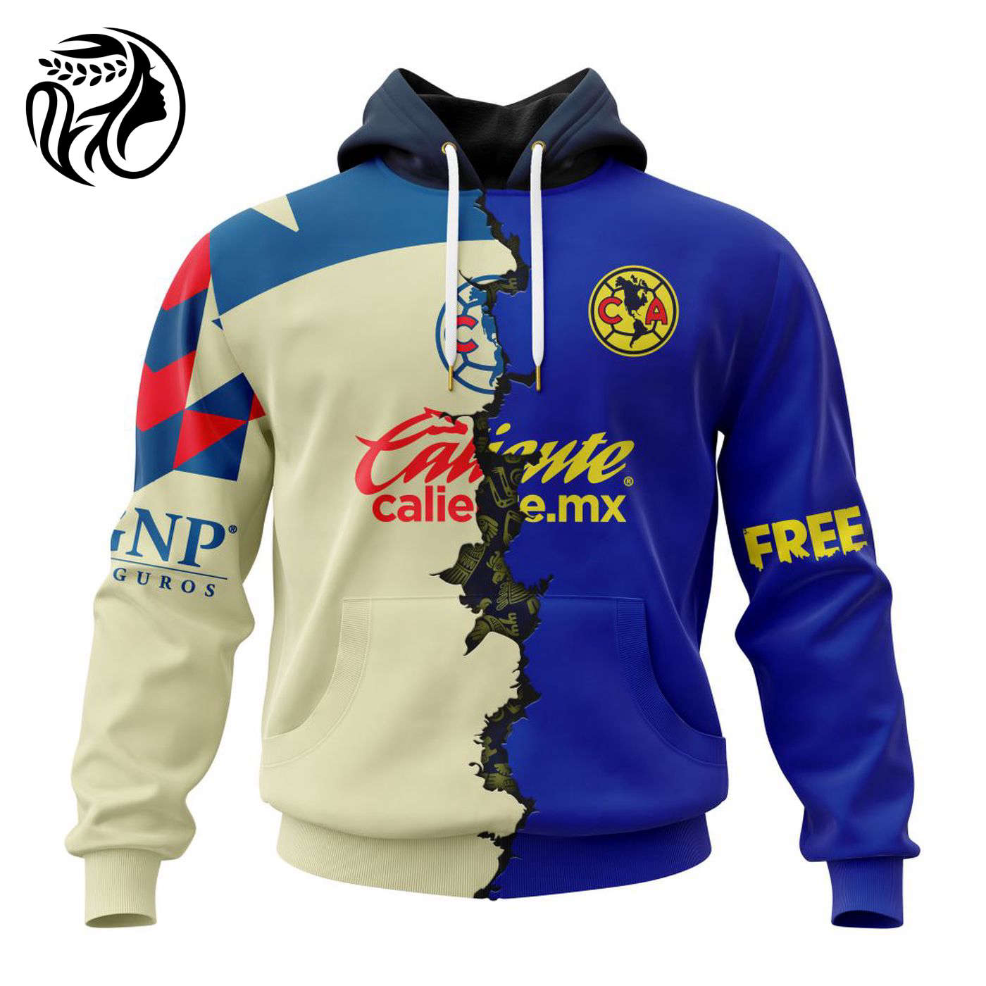 LIGA MX Club America 2023 – 2024 Home Mix Away Kits 3d Printed Hoodie 3d Printed Hoodie