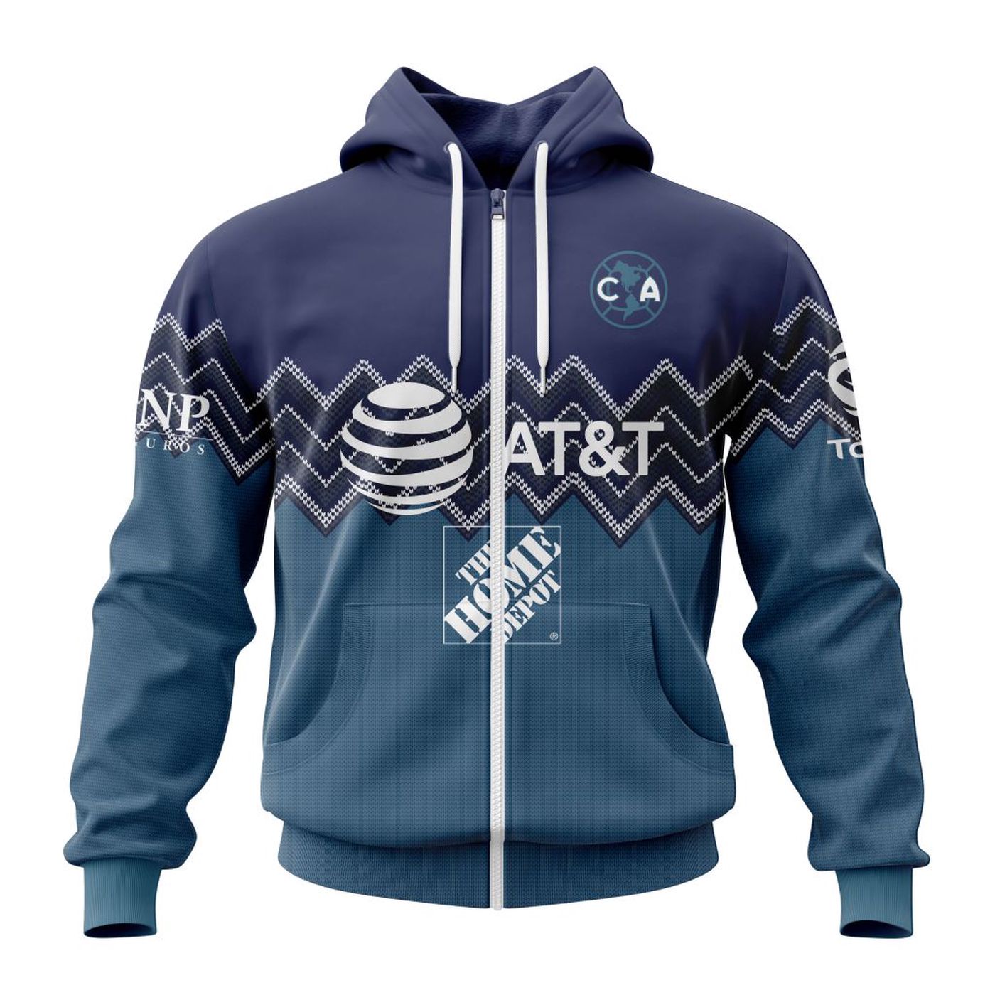 LIGA MX Club America Blue Concept Kits 2022/2023 3d Printed Hoodie 3d Printed Hoodie