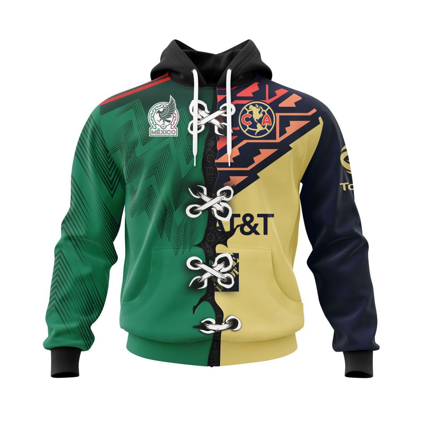 LIGA MX Club América Home Mix Mexico 2022 Kits 3d Printed Hoodie 3d Printed Hoodie