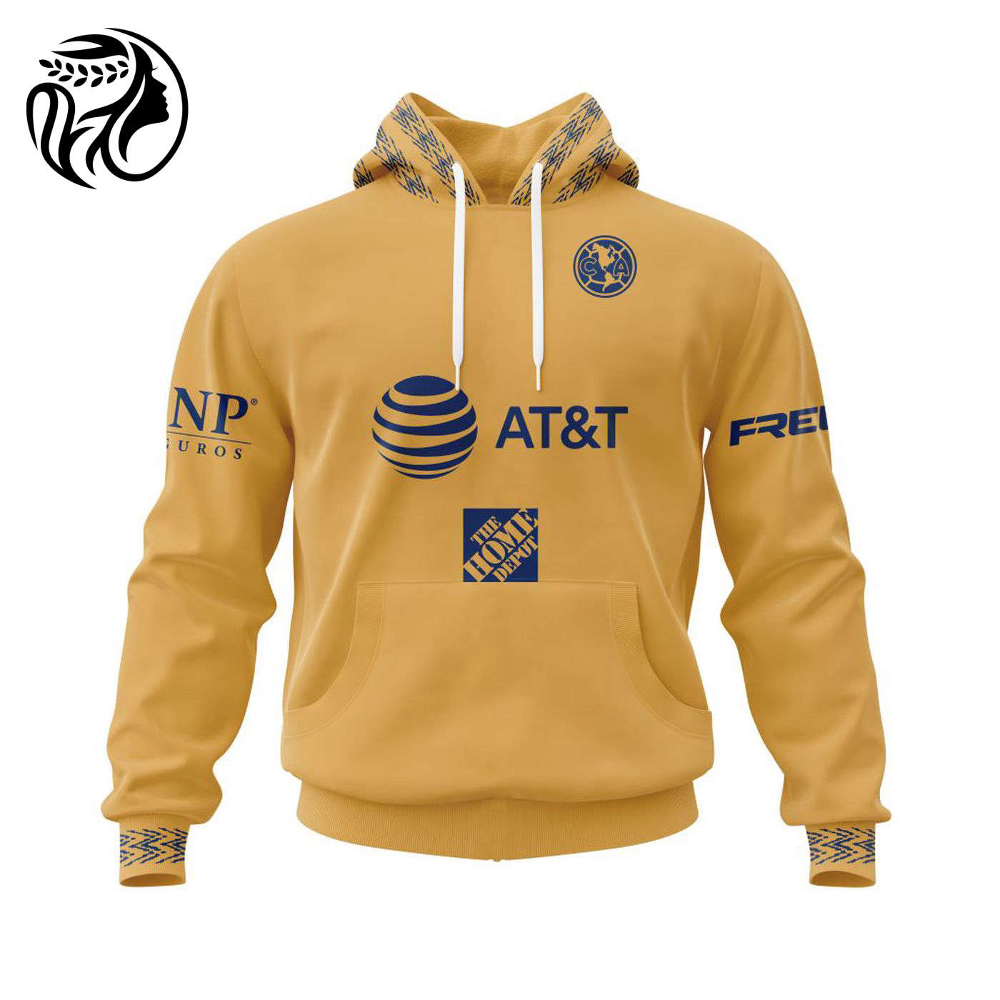 LIGA MX Club America Homet Kits 2022/2023 3d Printed Hoodie 3d Printed Hoodie