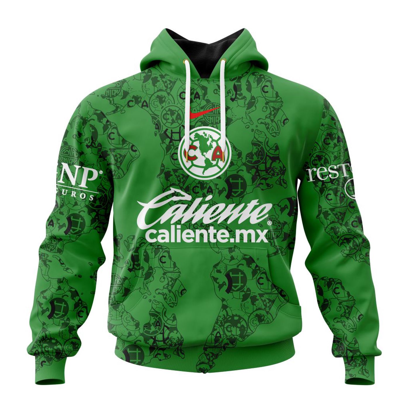 LIGA MX Club America Personalized 2024-2025 New Goal Keeper Kits 3d Printed Hoodie 3d Printed Hoodie