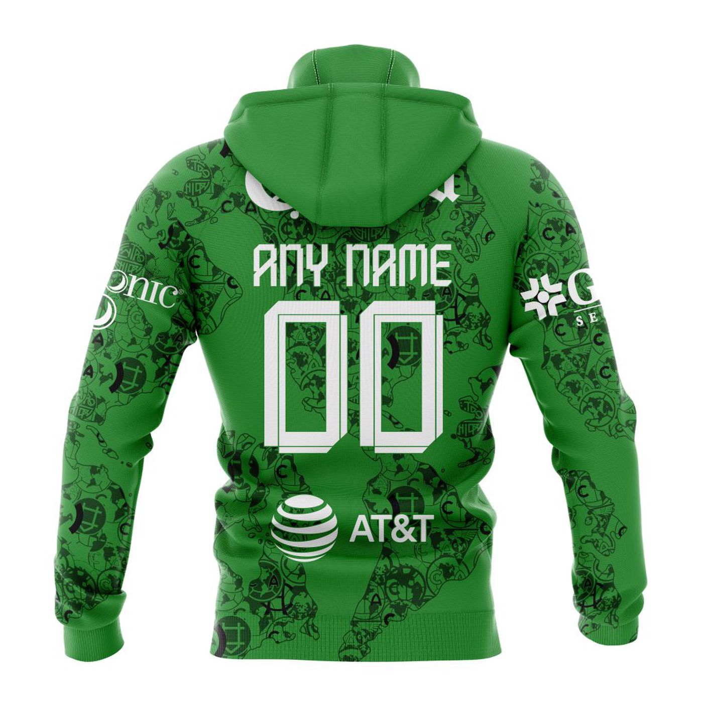 LIGA MX Club America Personalized 2024-2025 New Goal Keeper Kits 3d Printed Hoodie 3d Printed Hoodie