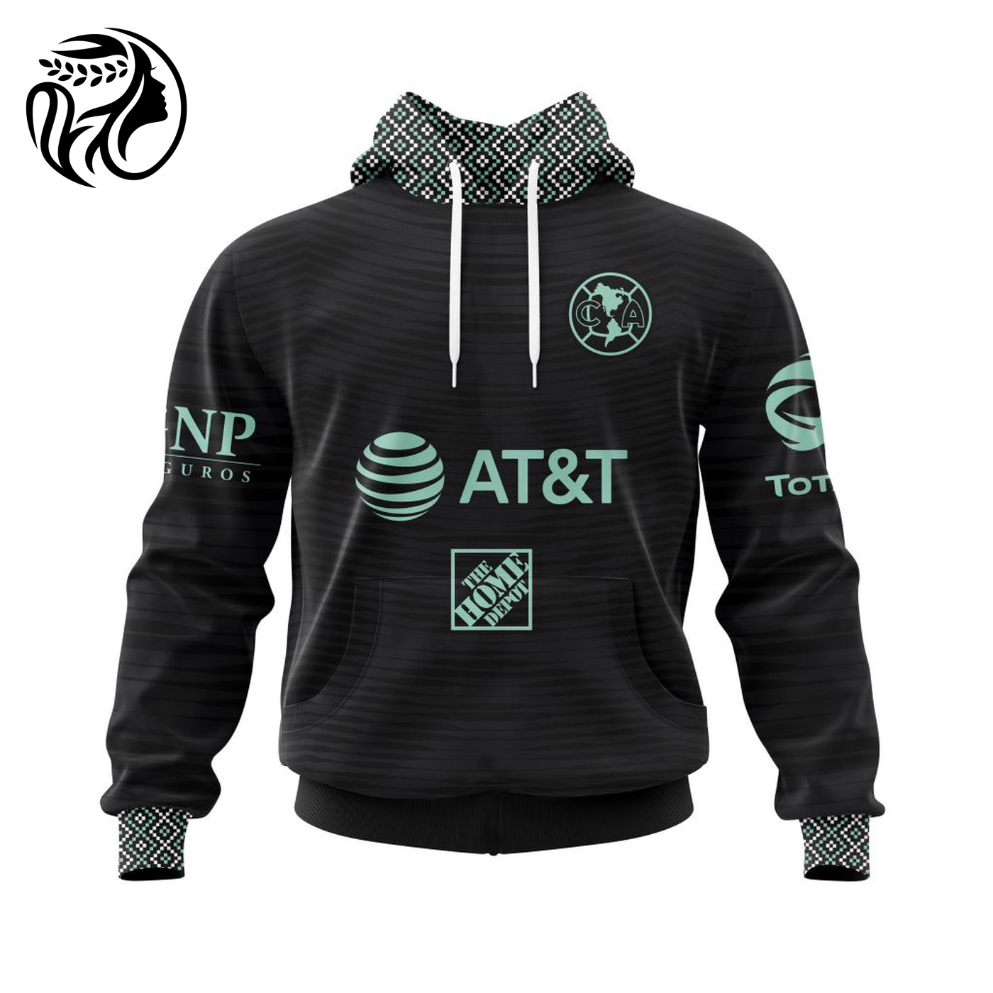 Liga MX Club América Third Kits 2021/2022 3d Printed Hoodie 3d Printed Hoodie
