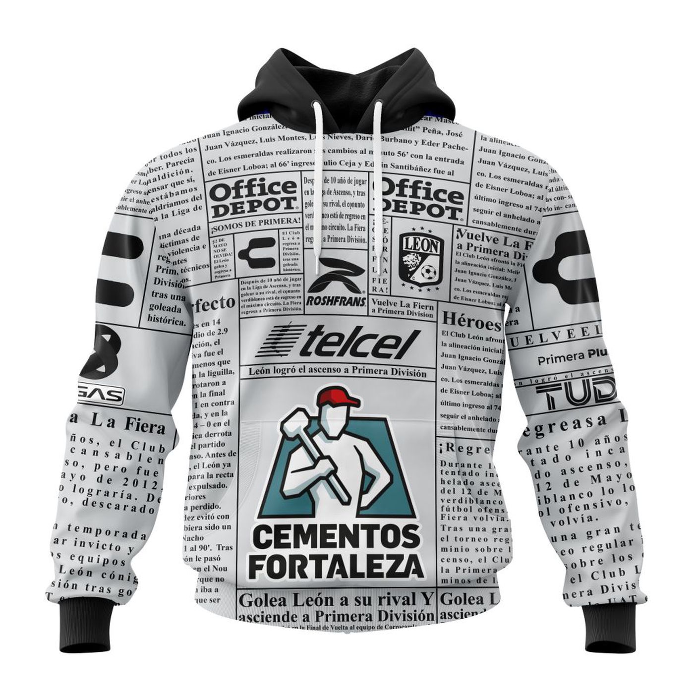 LIGA MX Club Leon Away Kits 2022/2023 3d Printed Hoodie 3d Printed Hoodie