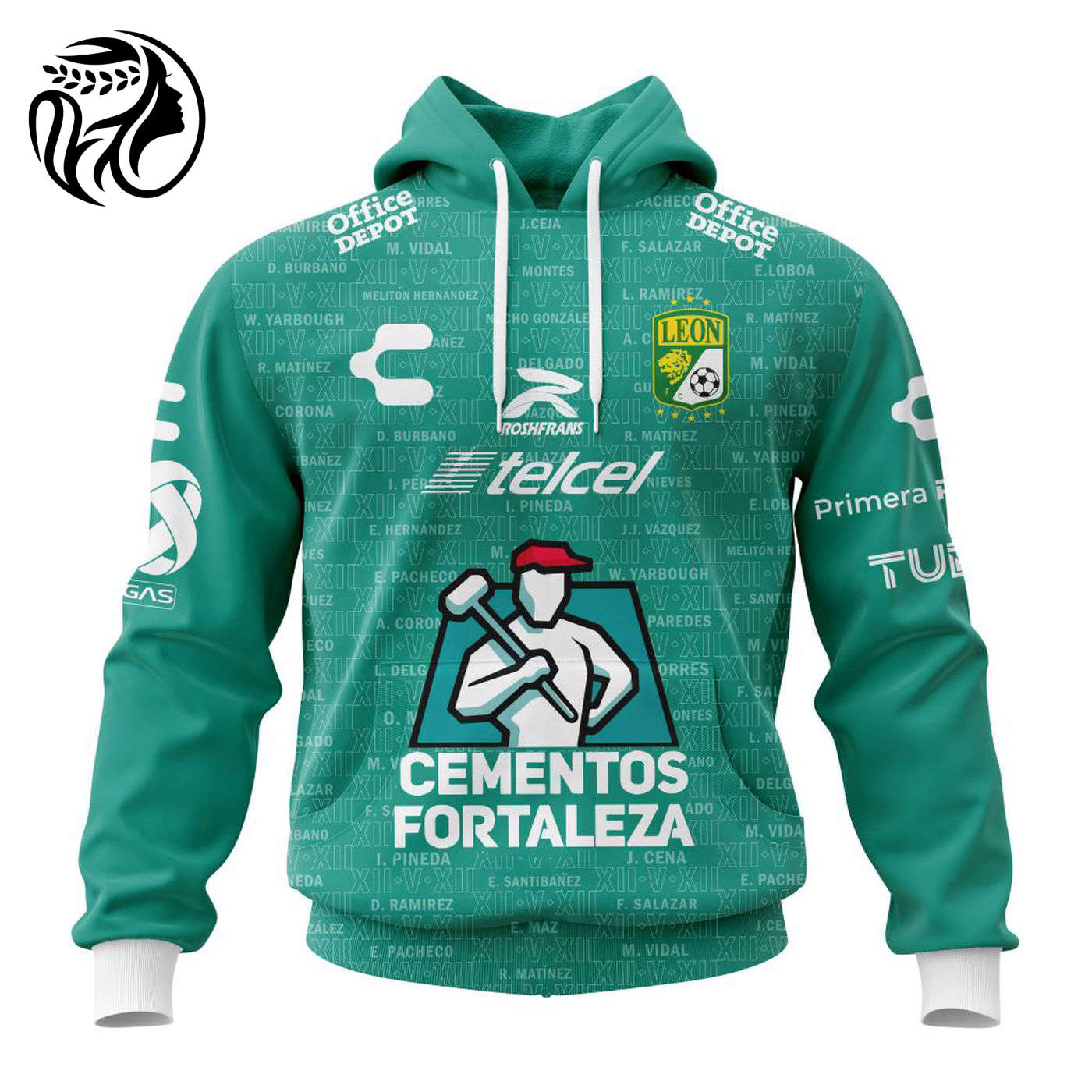 LIGA MX Club Leon Home Kits 2022/2023 3d Printed Hoodie 3d Printed Hoodie