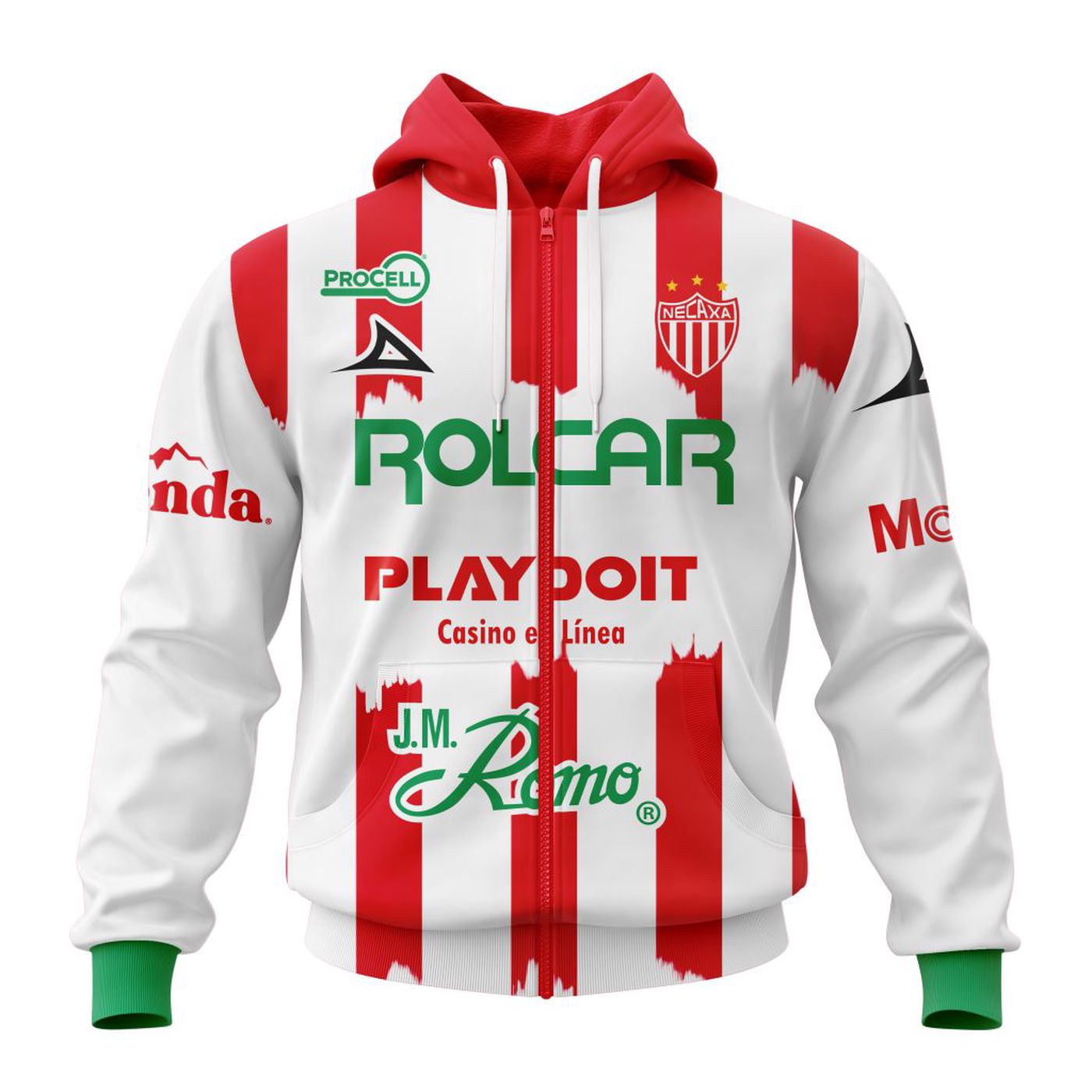 LIGA MX Club Necaxa Home Kits 2022/2023 3d Printed Hoodie 3d Printed Hoodie