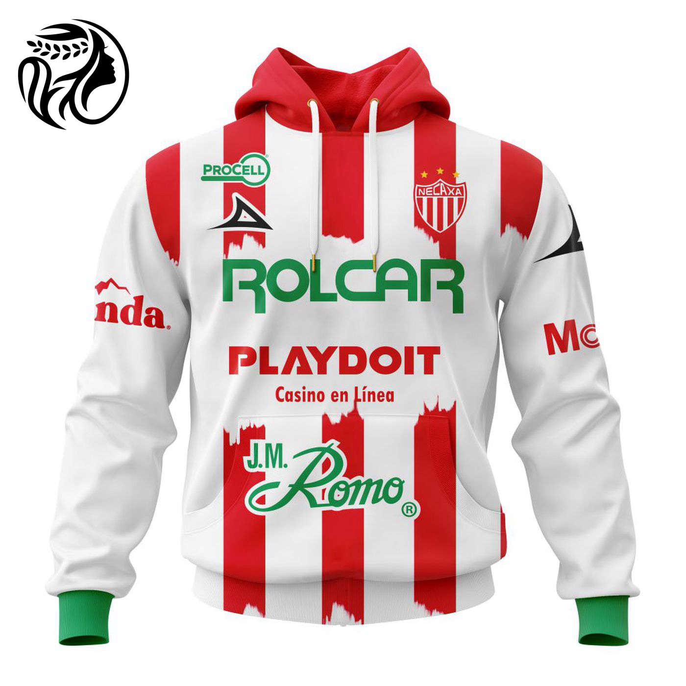 LIGA MX Club Necaxa Home Kits 2022/2023 3d Printed Hoodie 3d Printed Hoodie