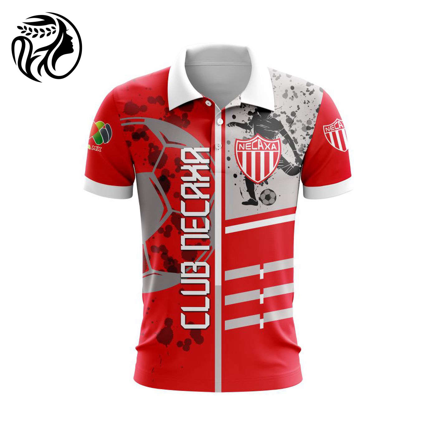 LIGA MX Club Necaxa Special Polo Design Concept Kits ST2401 3d Printed Hoodie 3d Printed Hoodie