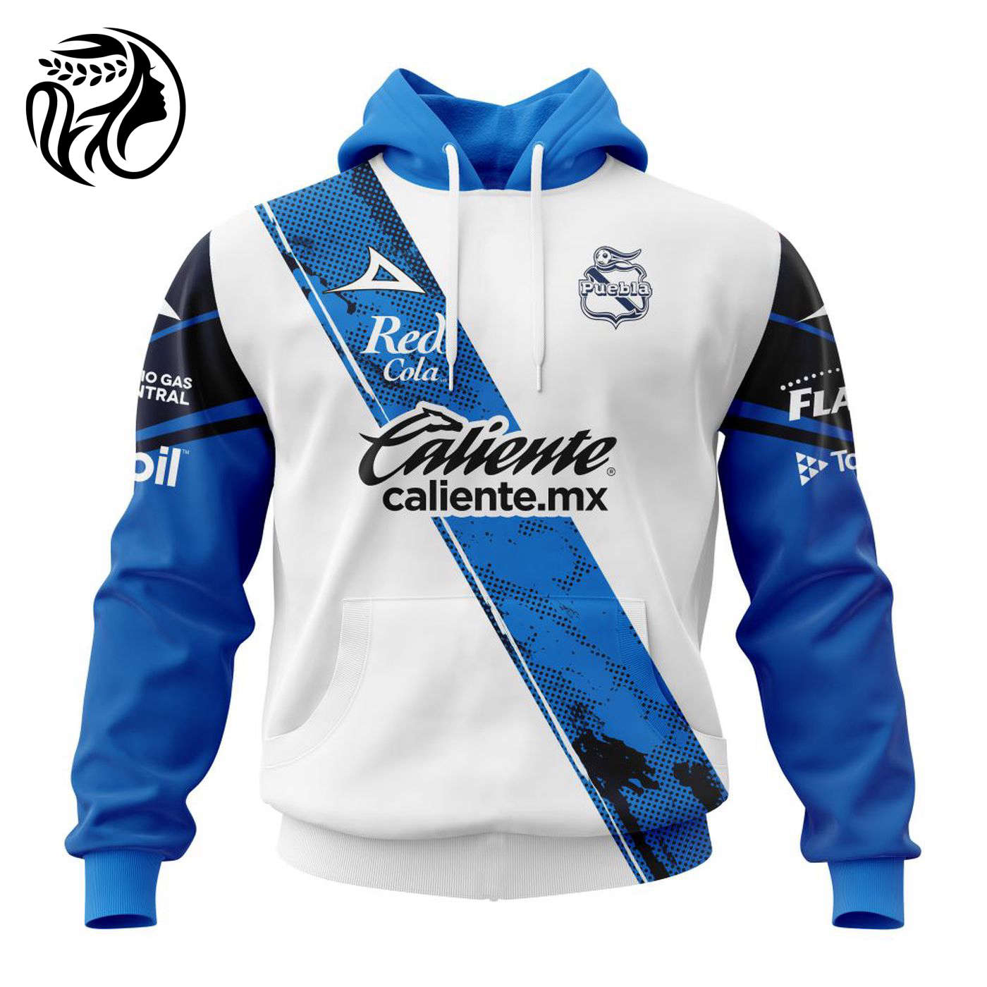 LIGA MX Club Puebla Home Kits 2022/2023 3d Printed Hoodie 3d Printed Hoodie
