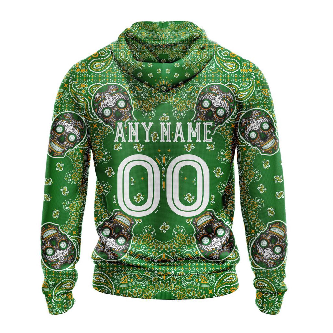 LIGA MX Club Santos Laguna Special Sugar Skull Kits For Dia De Muertos ST2202 3d Printed Hoodie 3d Printed Hoodie