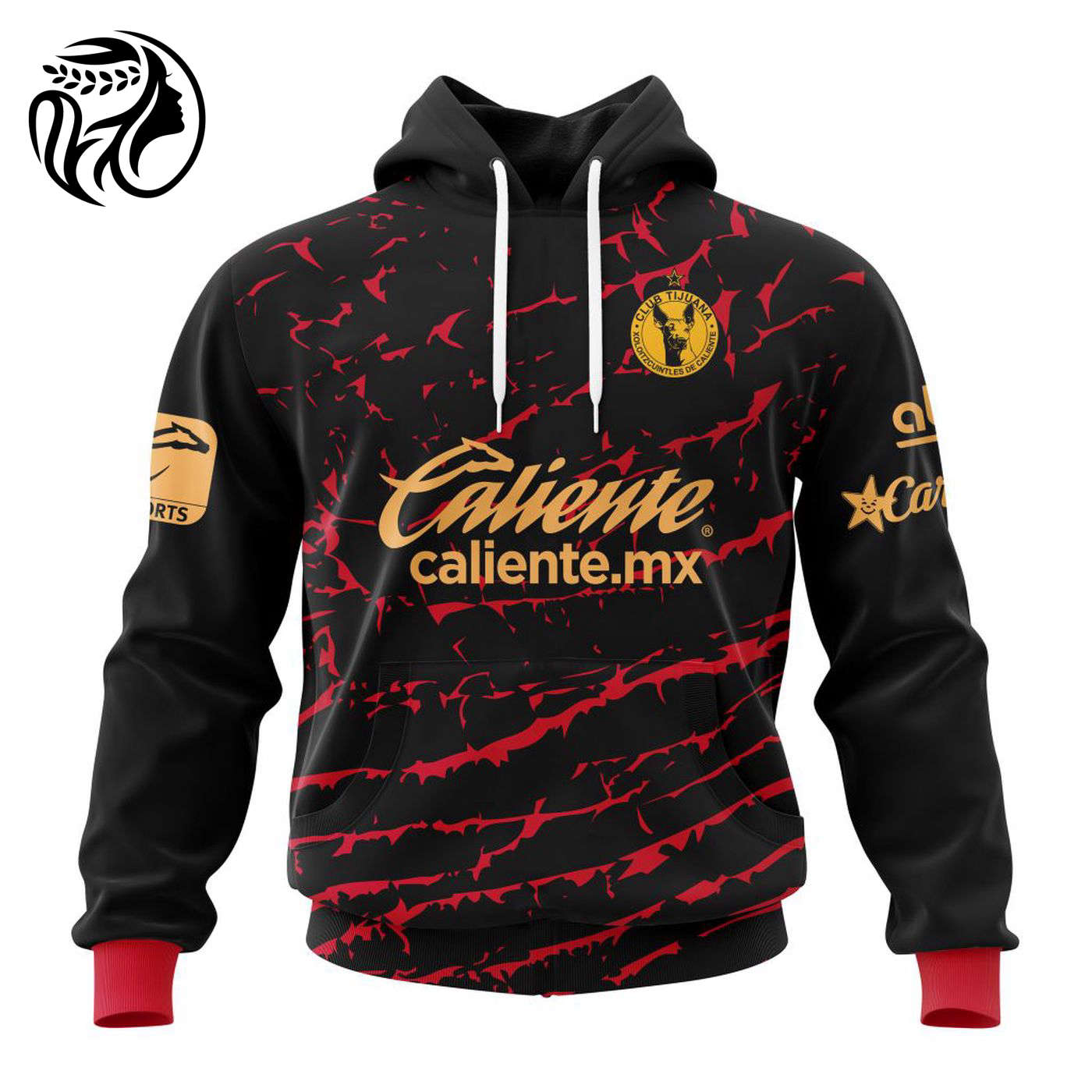 LIGA MX Club Tijuana Home Kits 2022/2023 3d Printed Hoodie 3d Printed Hoodie