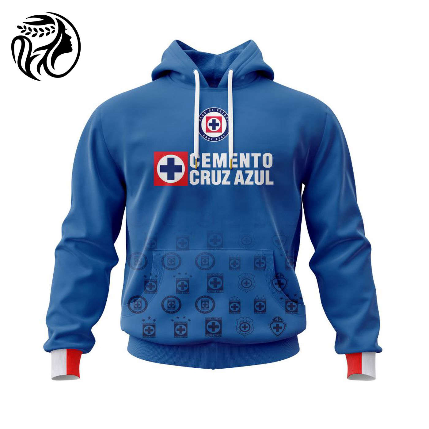 LIGA MX CRUZ AZUL Home Kits 2022/2023 3d Printed Hoodie 3d Printed Hoodie