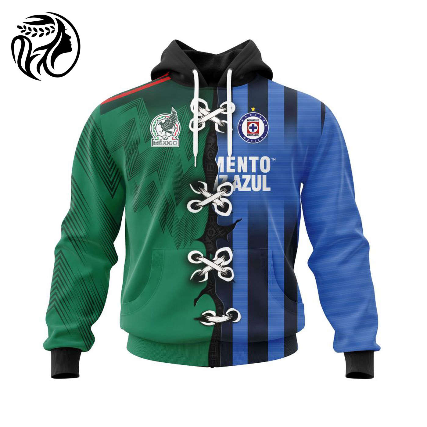 LIGA MX CRUZ AZUL Home Mix Mexico 2022 Kits 3d Printed Hoodie 3d Printed Hoodie