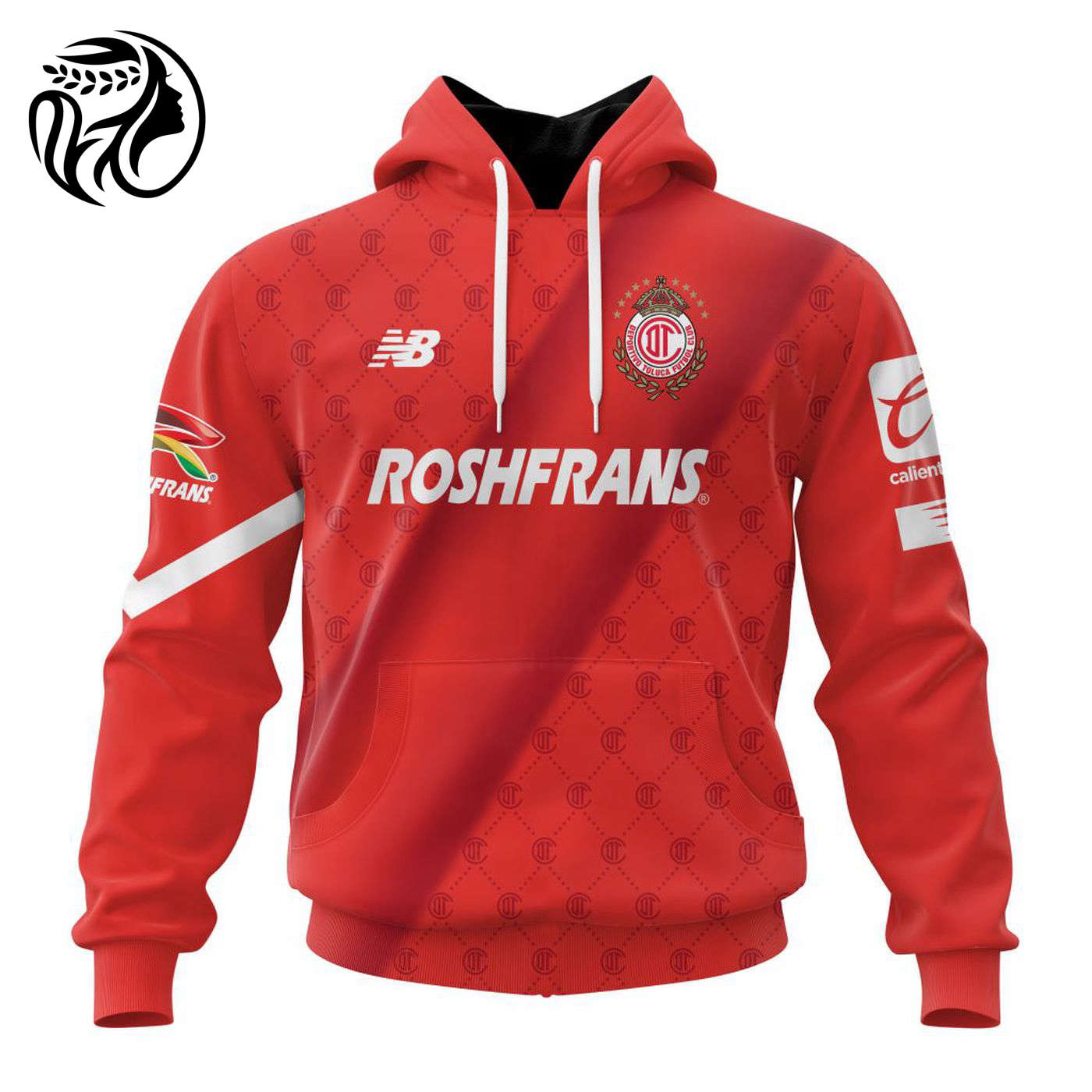 LIGA MX Deportivo Toluca 2023 – 2024 Home Kits 3d Printed Hoodie 3d Printed Hoodie