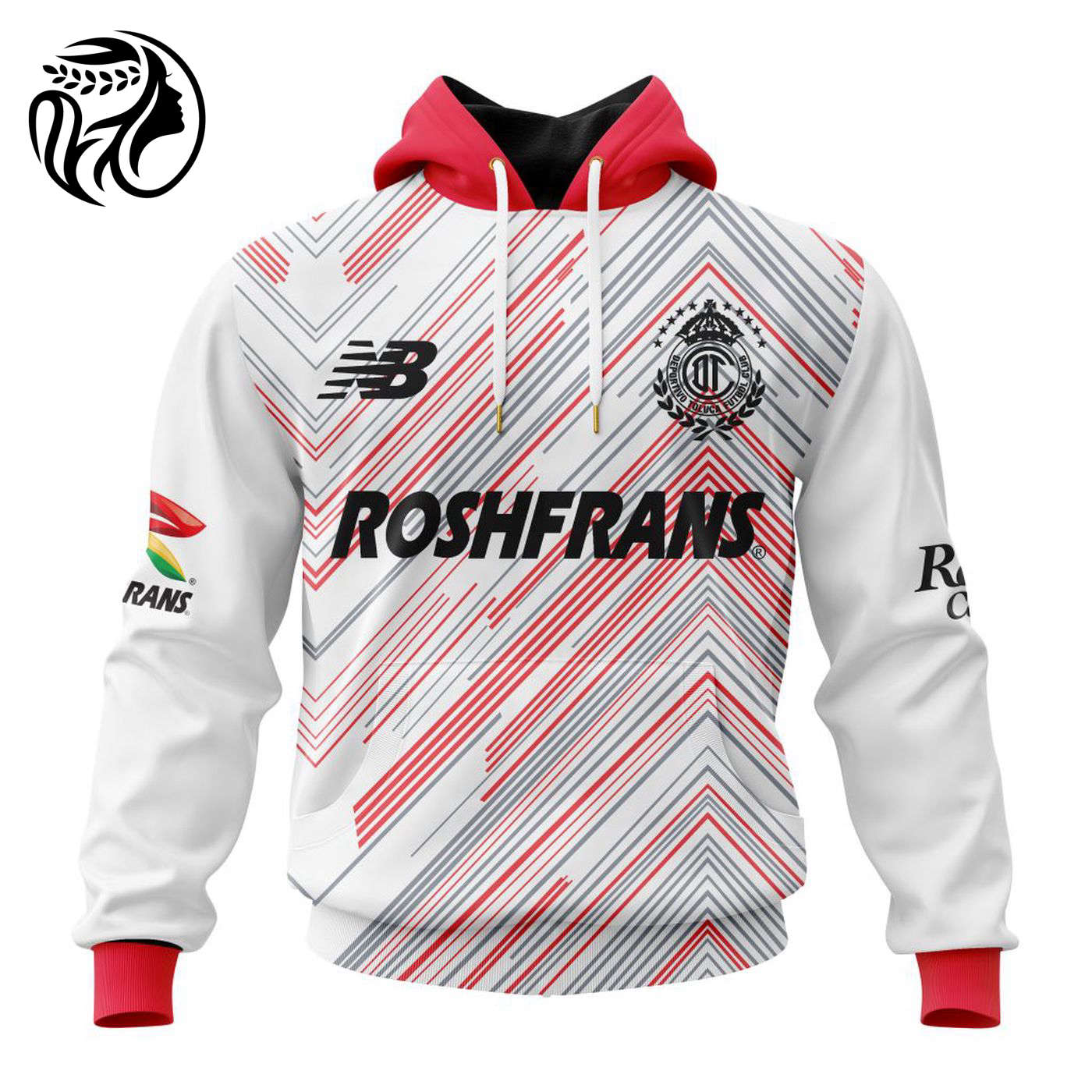 LIGA MX Deportivo Toluca Personalized 2024-2025 Away Kits 3d Printed Hoodie 3d Printed Hoodie