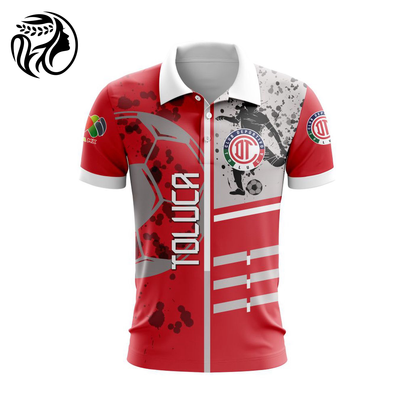 LIGA MX Deportivo Toluca Special Polo Design Concept Kits ST2401 3d Printed Hoodie 3d Printed Hoodie