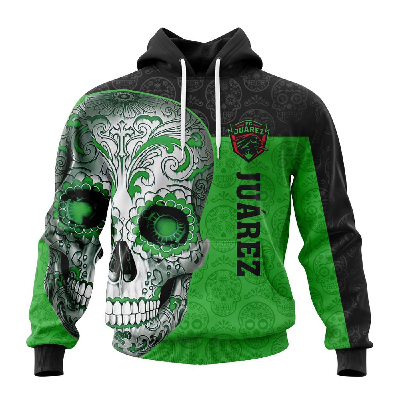 LIGA MX FC Juarez Special Sugar Skull Kits For Dia De Muertos ST2201 3d Printed Hoodie 3d Printed Hoodie