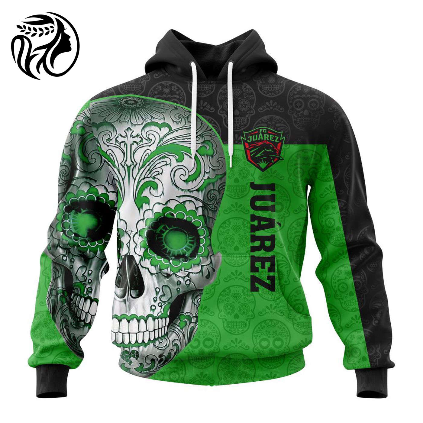LIGA MX FC Juarez Special Sugar Skull Kits For Dia De Muertos ST2201 3d Printed Hoodie 3d Printed Hoodie
