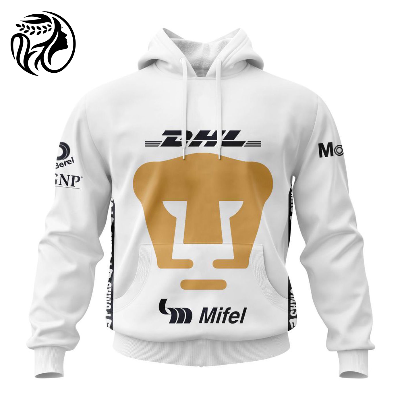 LIGA MX Pumas UNAM 2021-2022 Home Kits 3d Printed Hoodie 3d Printed Hoodie