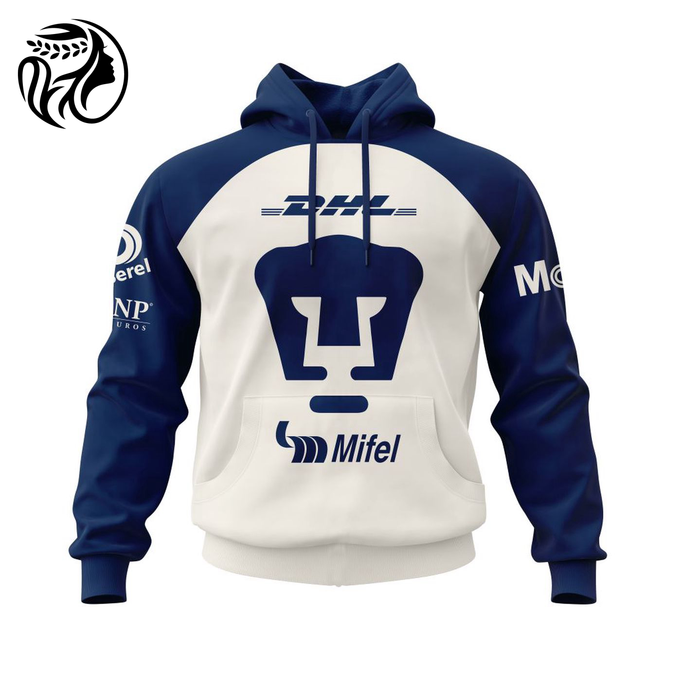 LIGA MX Pumas UNAM 2022-2023 Home Kits 3d Printed Hoodie 3d Printed Hoodie