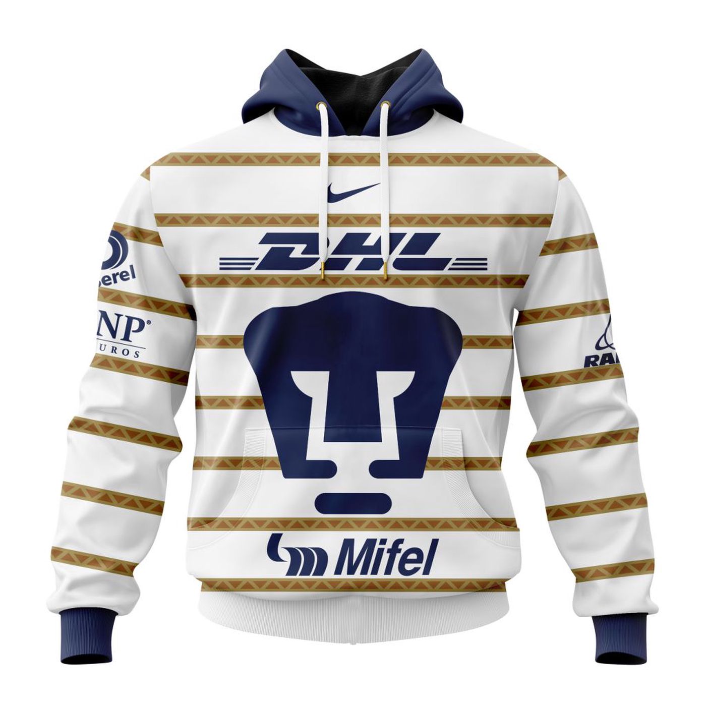LIGA MX Pumas UNAM Personalized 2025 Home Kits 3d Printed Hoodie 3d Printed Hoodie