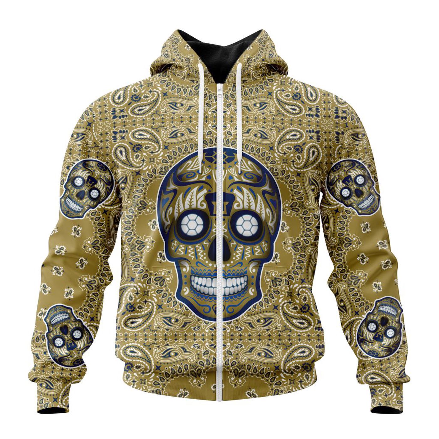 LIGA MX Pumas UNAM Special Sugar Skull Kits For Dia De Muertos ST2202 3d Printed Hoodie 3d Printed Hoodie