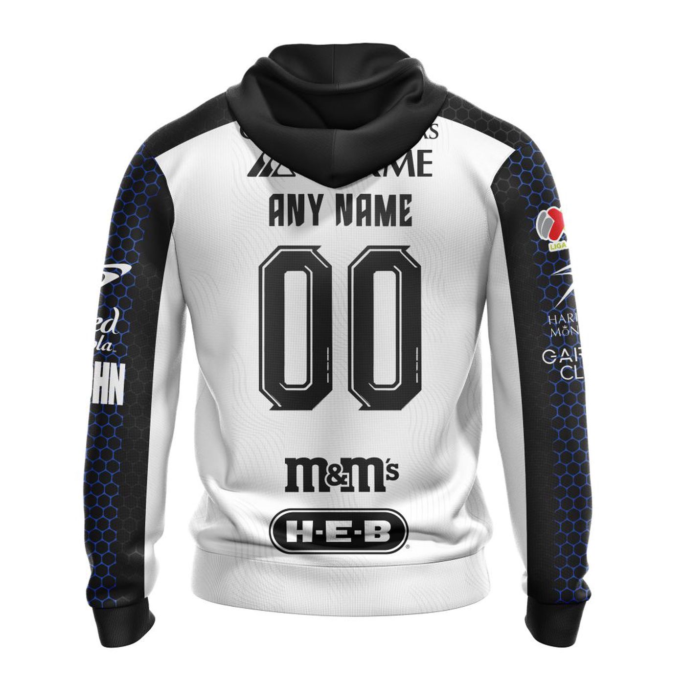 LIGA MX Queretaro F.C Personalized 2024-2025 Away Kits 3d Printed Hoodie 3d Printed Hoodie