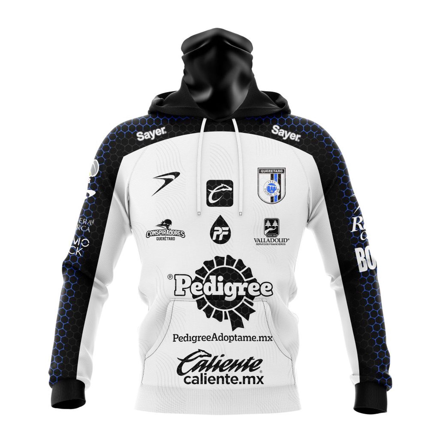 LIGA MX Queretaro F.C Personalized 2024-2025 Away Kits 3d Printed Hoodie 3d Printed Hoodie