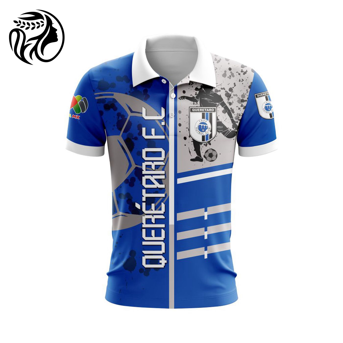 LIGA MX Queretaro F.C Special Polo Design Concept Kits ST2401 3d Printed Hoodie 3d Printed Hoodie