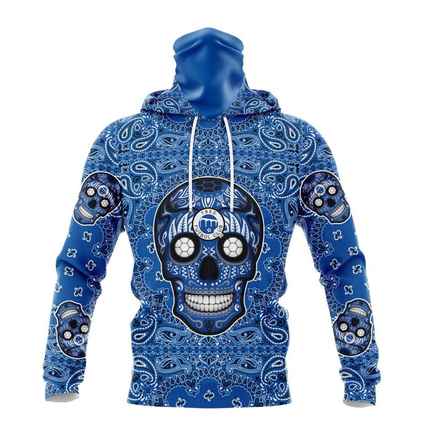 LIGA MX Queretaro F.C Special Sugar Skull Kits For Dia De Muertos ST2202 3d Printed Hoodie 3d Printed Hoodie