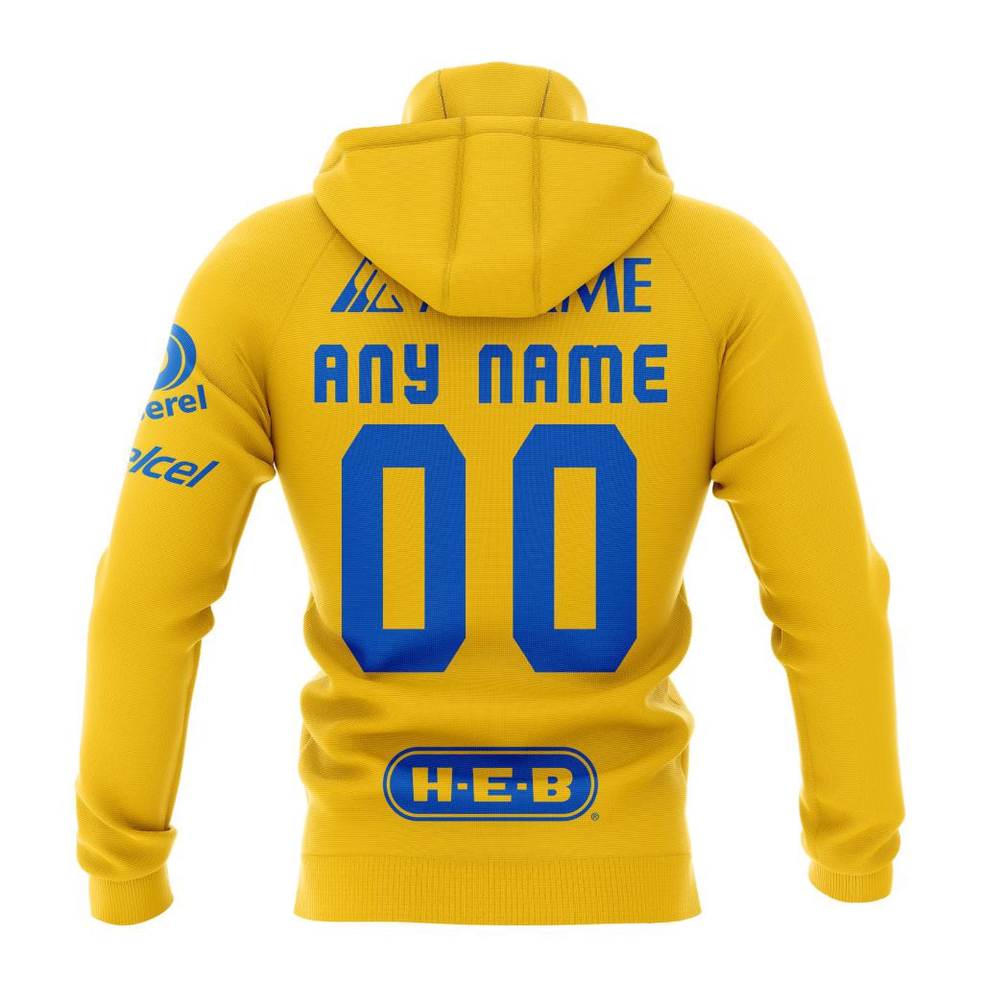LIGA MX Tigres UANL 2023 – 2024 Home Kits 3d Printed Hoodie 3d Printed Hoodie