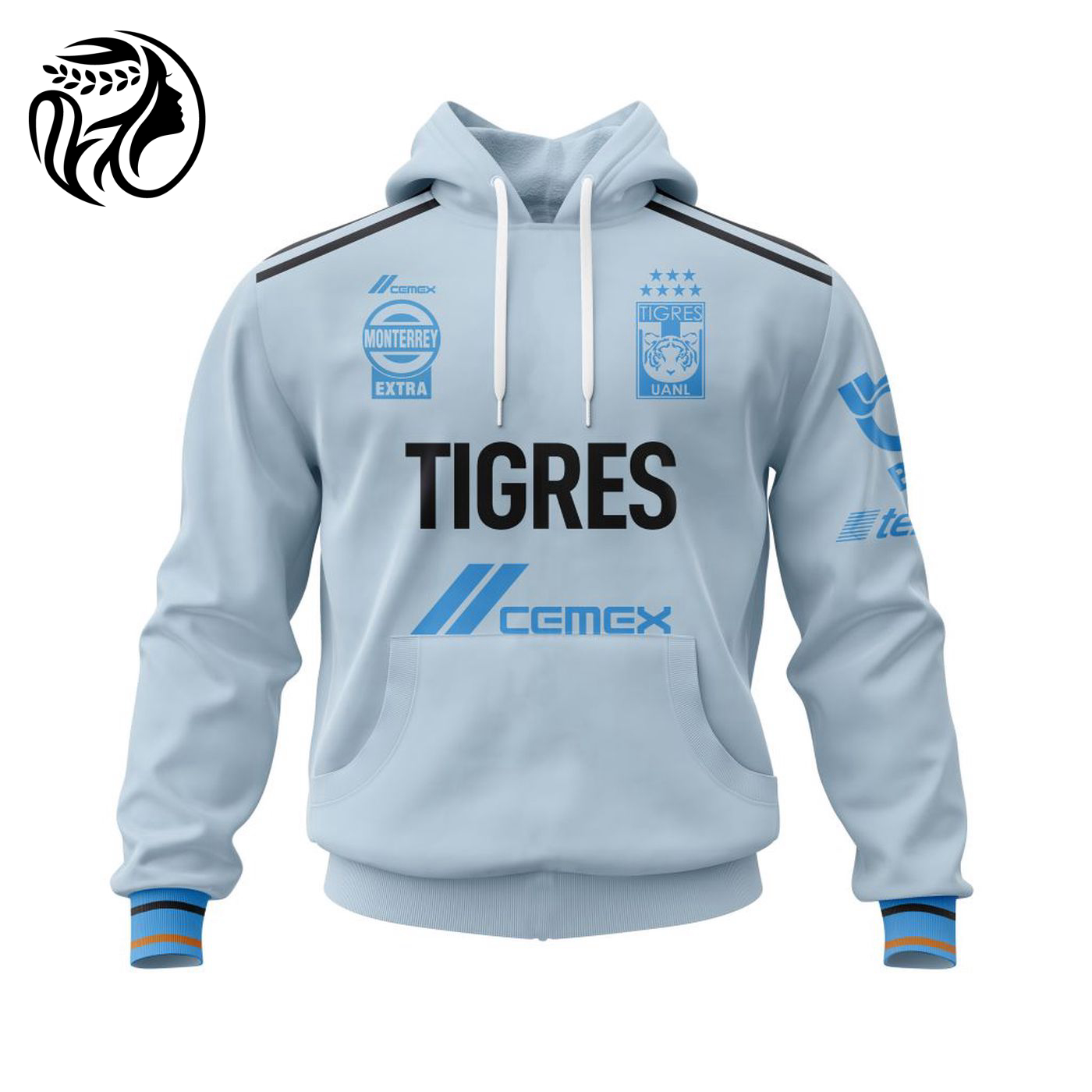 Liga MX Tigres UANL | Away Kits 2021-2022 3d Printed Hoodie 3d Printed Hoodie