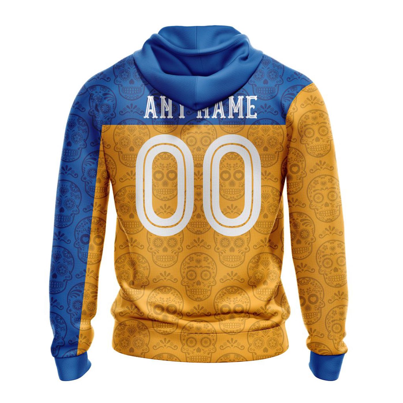 LIGA MX Tigres UANL Special Sugar Skull Kits For Dia De Muertos ST2201 3d Printed Hoodie 3d Printed Hoodie