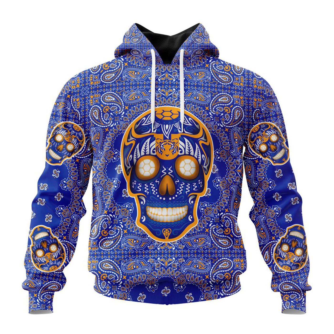 LIGA MX Tigres UANL Special Sugar Skull Kits For Dia De Muertos ST2202 3d Printed Hoodie 3d Printed Hoodie