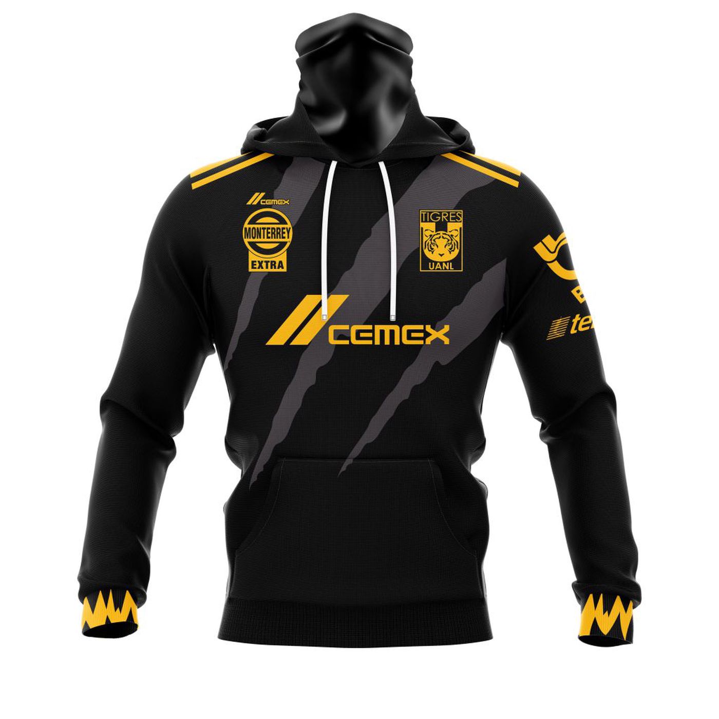 Liga MX Tigres UANL | Third Kits 2021-2022 3d Printed Hoodie 3d Printed Hoodie