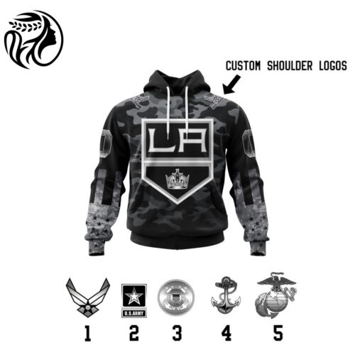 Los Angeles Kings | Specialized Kits With Camo Color And You Can Customs YourService Branches 3d Printed Hoodie 3d Printed Hoodie