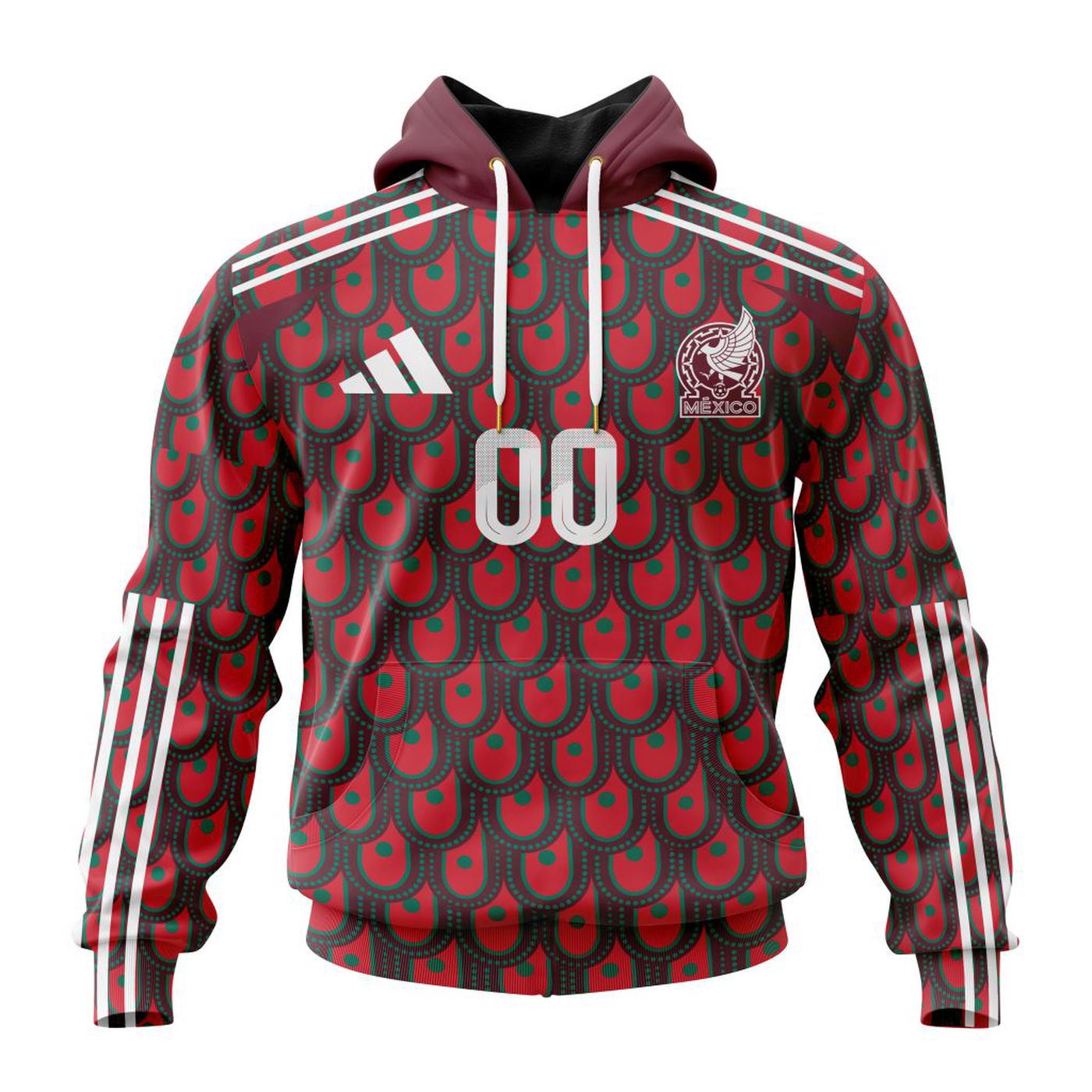 Mexico National Football Team Personalized 2025 Home Kits 3d Printed Hoodie 3d Printed Hoodie