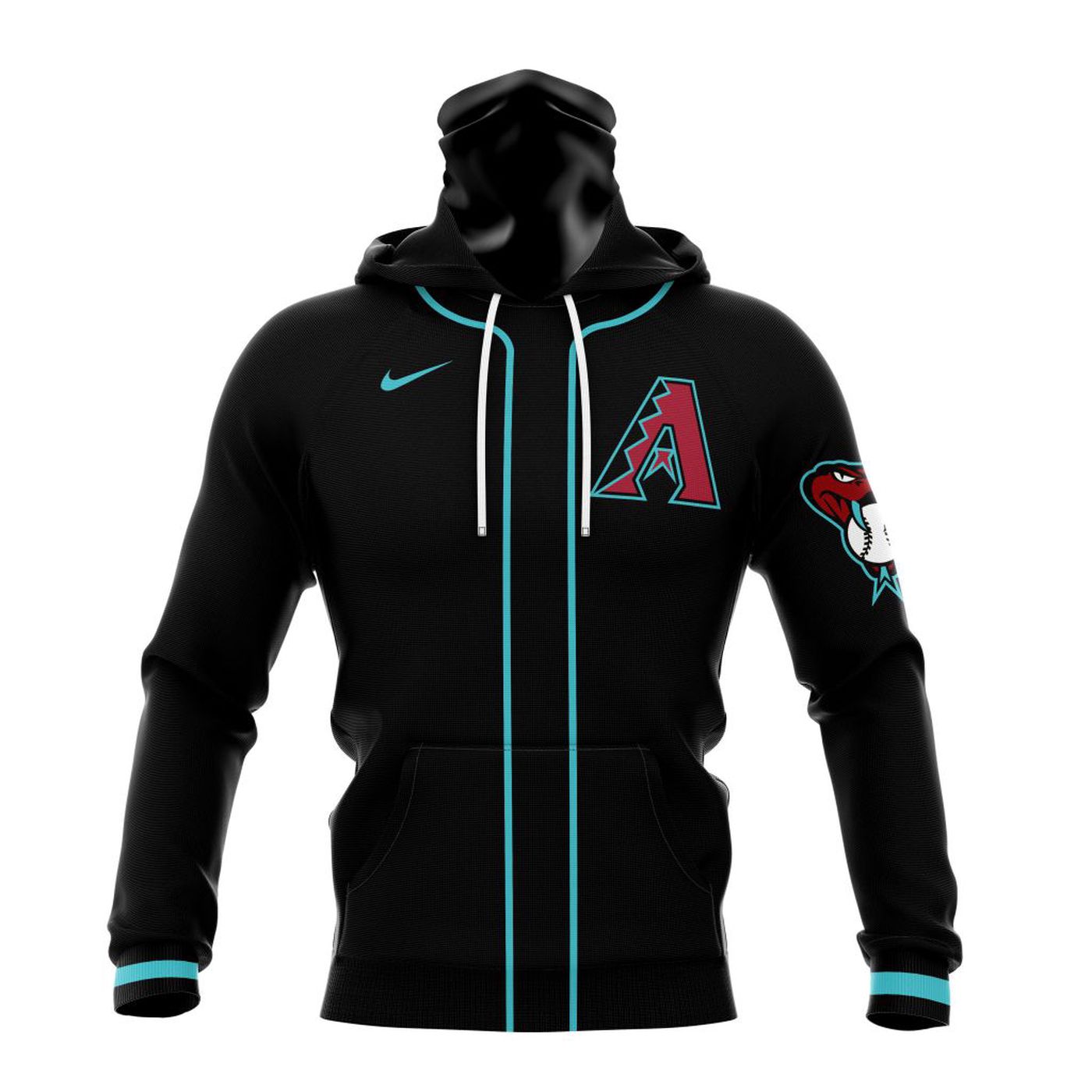 MLB Arizona Diamondbacks Personalized Alternate Kits 3d Printed Hoodie 3d Printed Hoodie