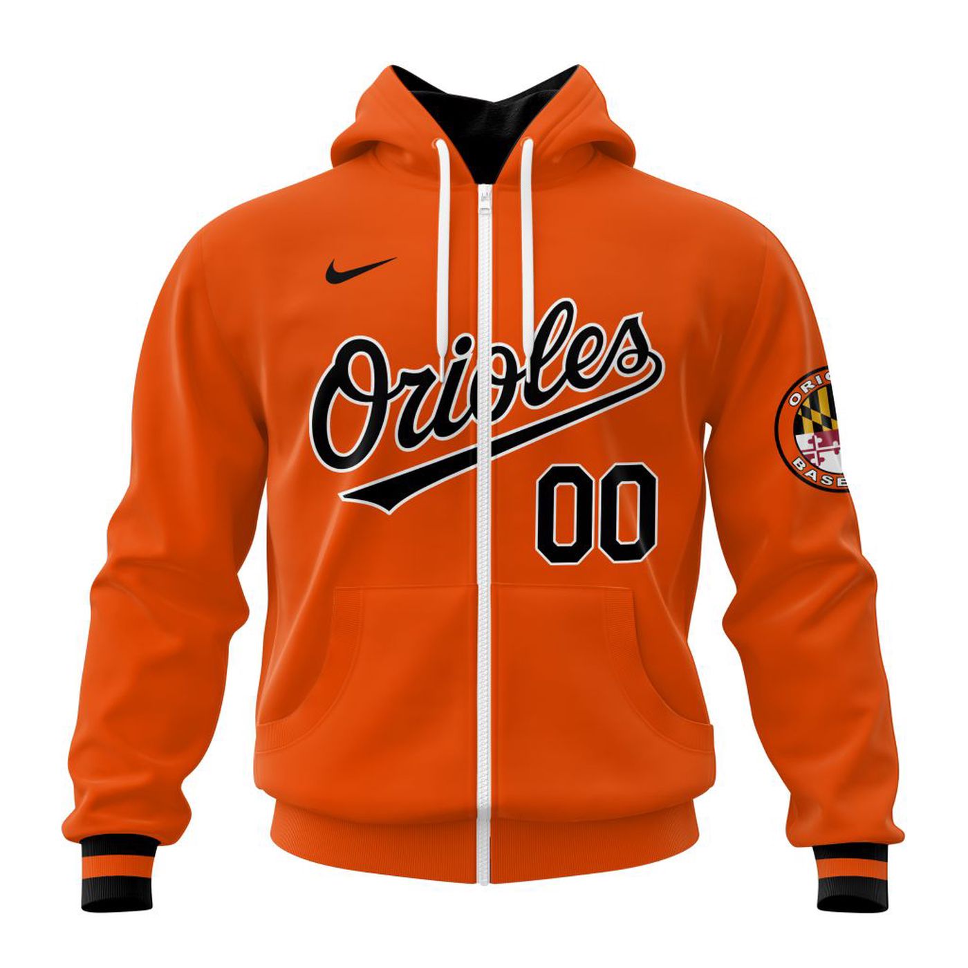 MLB Baltimore Orioles Personalized Alternate Kits 3d Printed Hoodie 3d Printed Hoodie