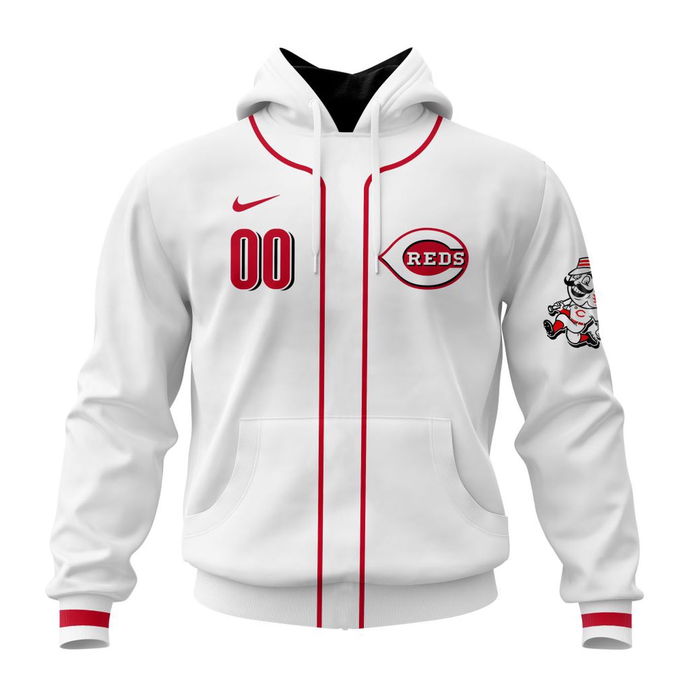 MLB Cincinnati Reds Personalized 2024 Home Kits 3d Printed Hoodie 3d Printed Hoodie