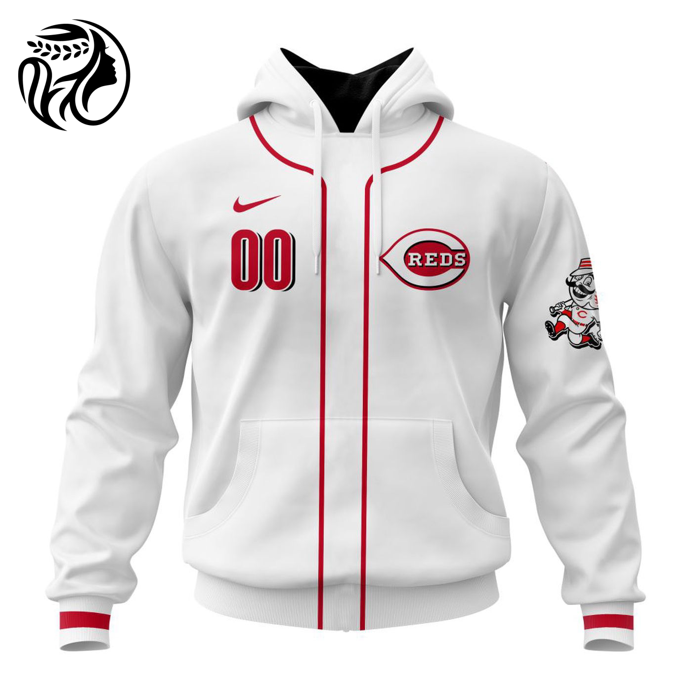 MLB Cincinnati Reds Personalized 2024 Home Kits 3d Printed Hoodie 3d Printed Hoodie
