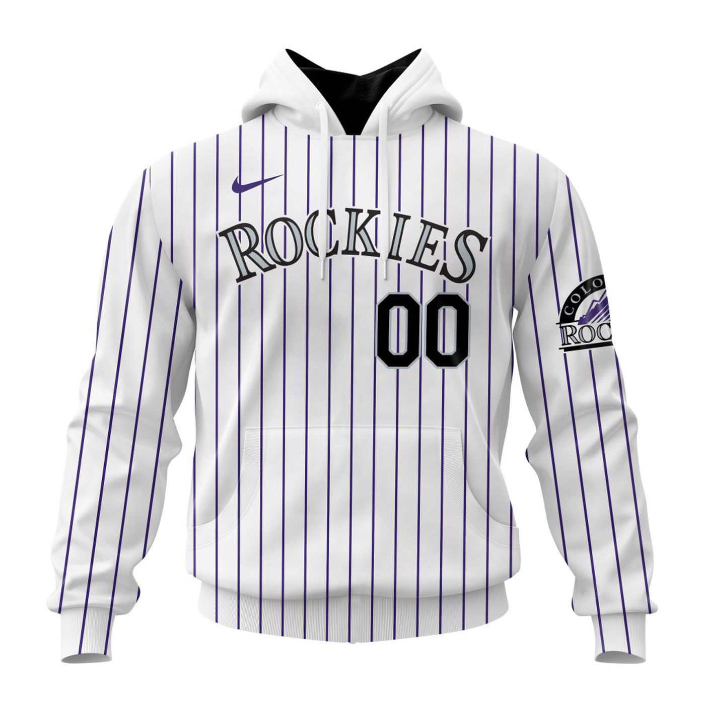 MLB Colorado Rockies Personalized 2024 Home Kits 3d Printed Hoodie 3d Printed Hoodie