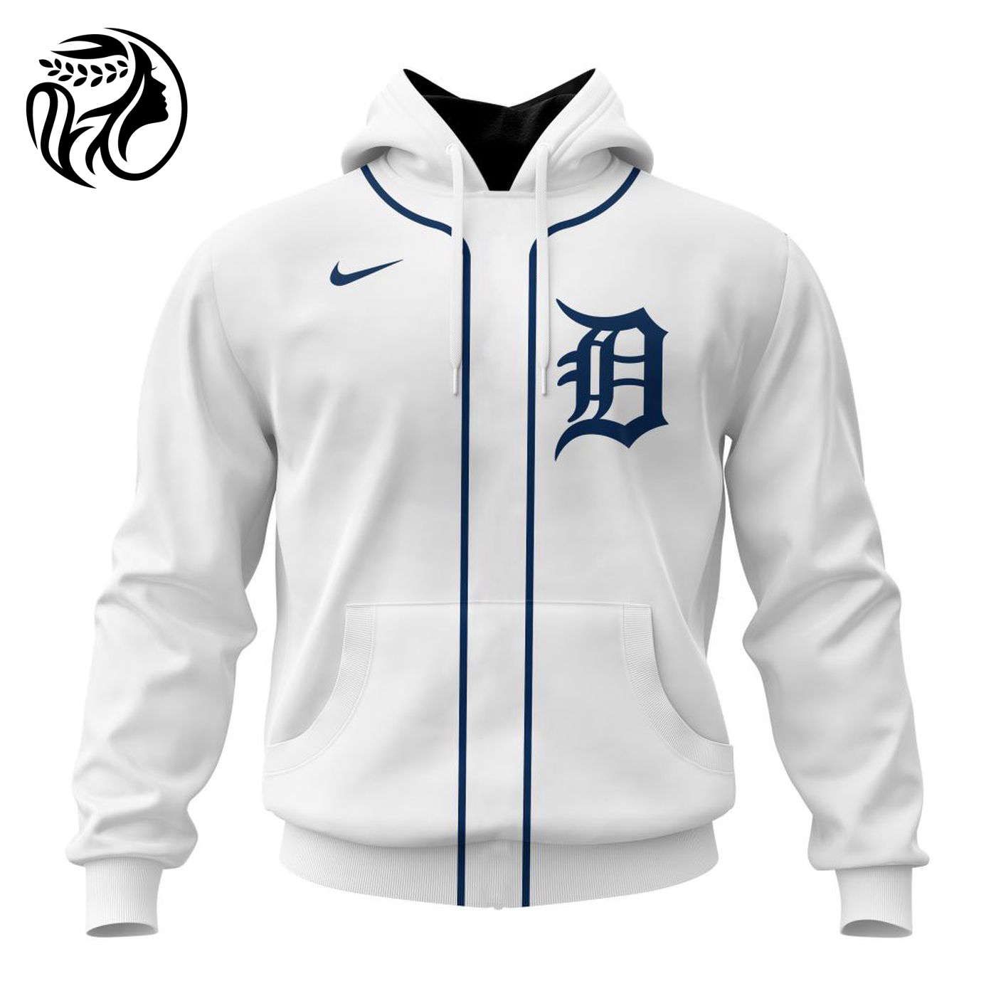 MLB Detroit Tigers Personalized 2024 Home Kits 3d Printed Hoodie 3d Printed Hoodie