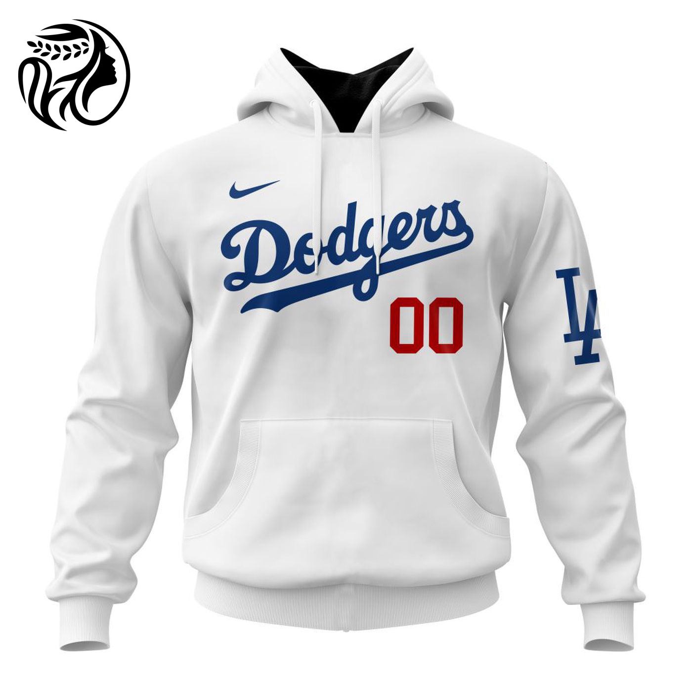 MLB Los Angeles Dodgers Personalized 2024 Home Kits 3d Printed Hoodie 3d Printed Hoodie