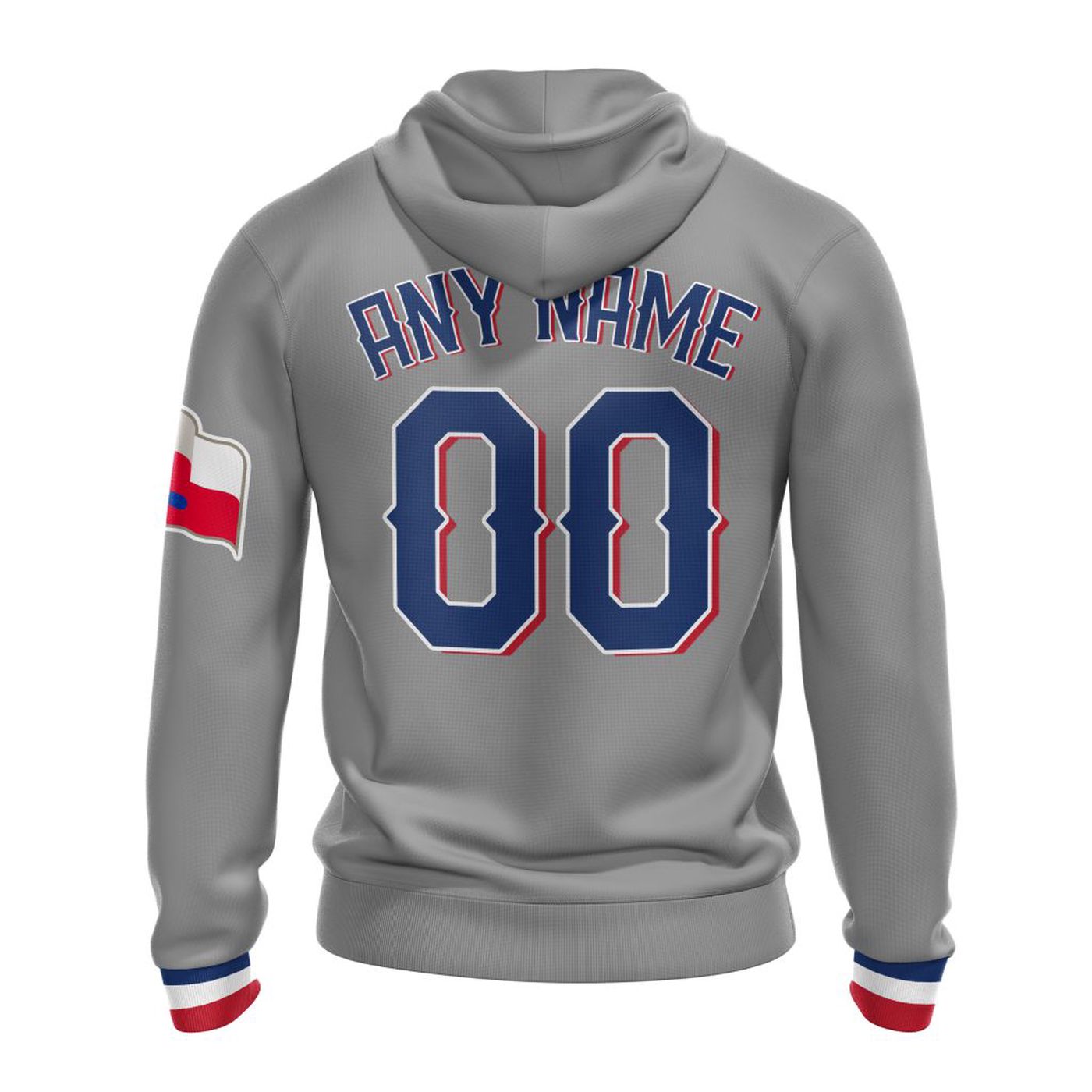MLB Texas Rangers Personalized 2024 Road Kits 3d Printed Hoodie 3d Printed Hoodie